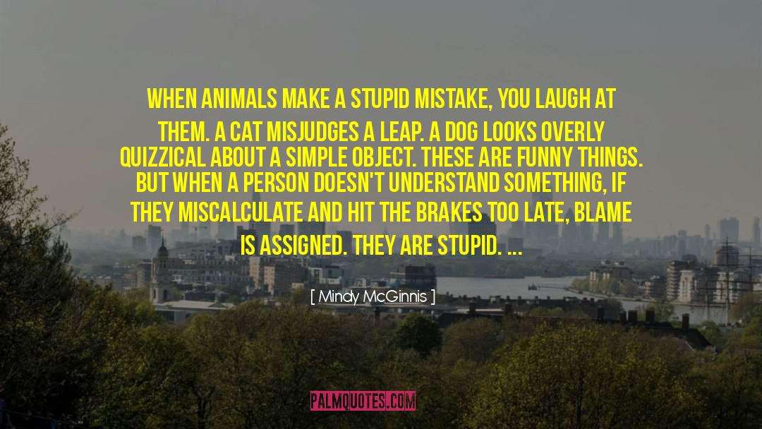Stupid Mistake quotes by Mindy McGinnis
