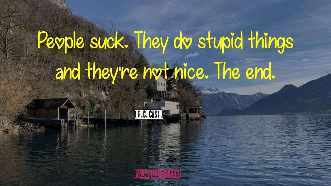 Stupid Things quotes by P.C. Cast