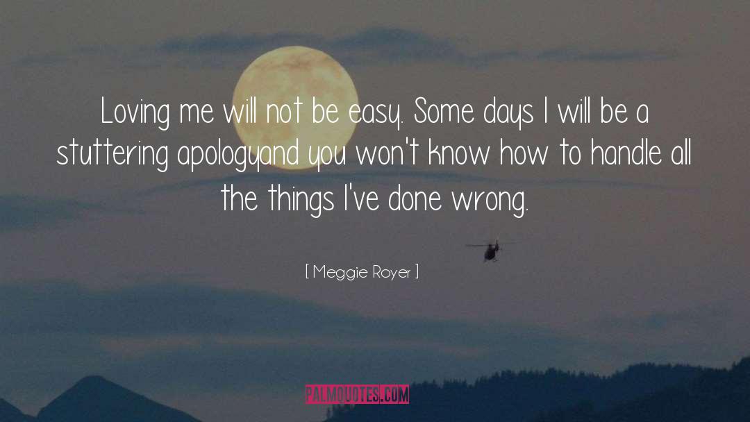 Stuttering quotes by Meggie Royer