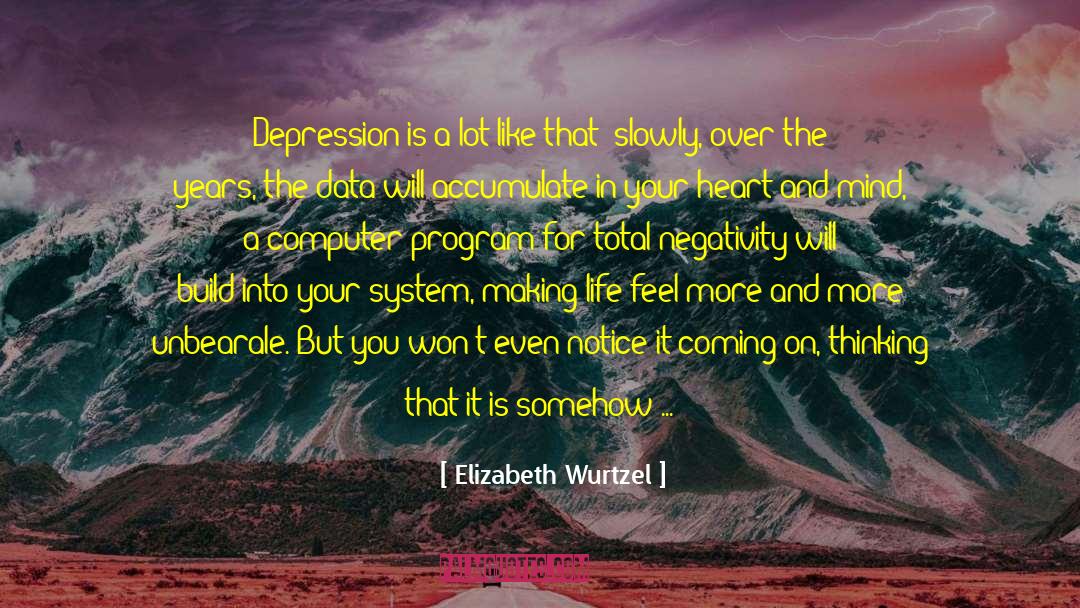 Style Of Living quotes by Elizabeth Wurtzel