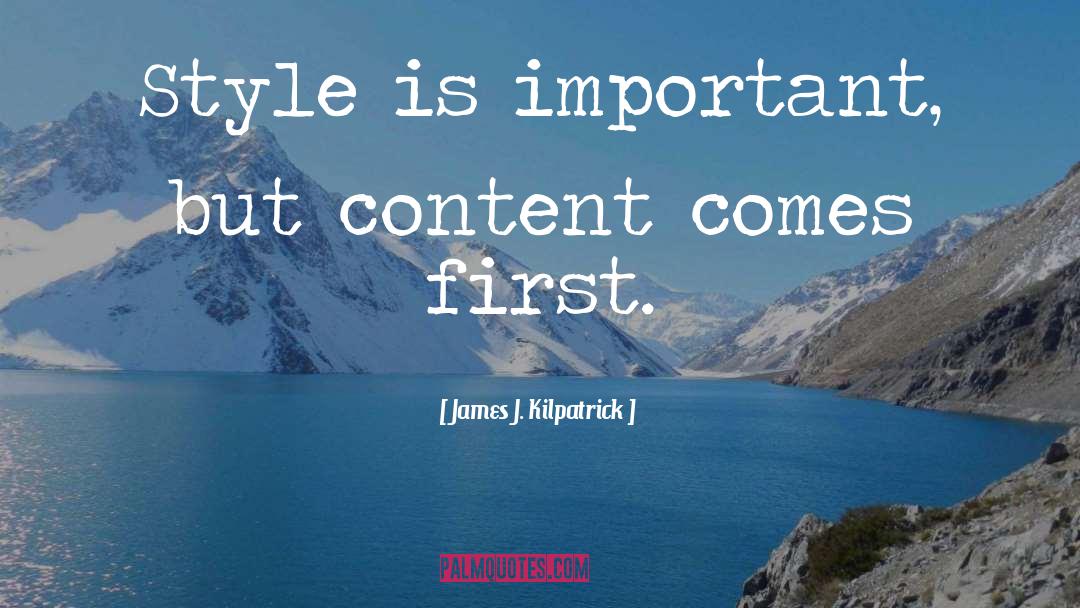 Style quotes by James J. Kilpatrick
