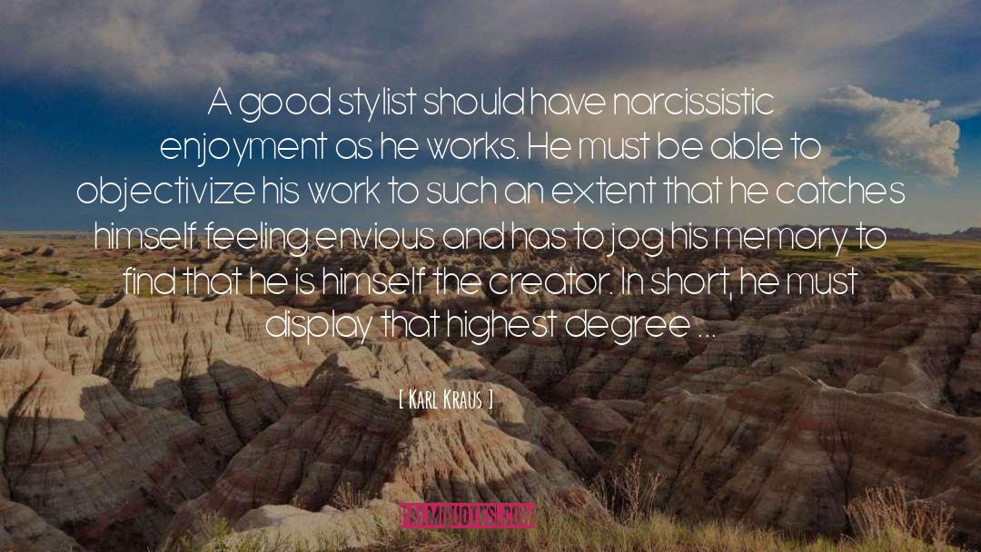 Stylist quotes by Karl Kraus