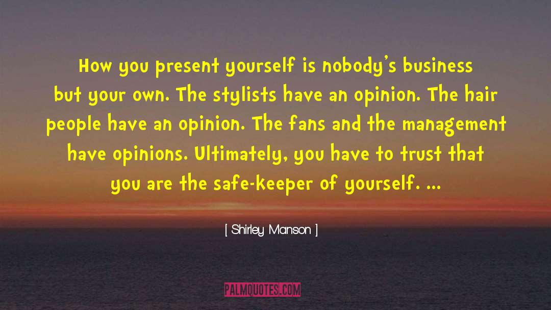 Stylists quotes by Shirley Manson