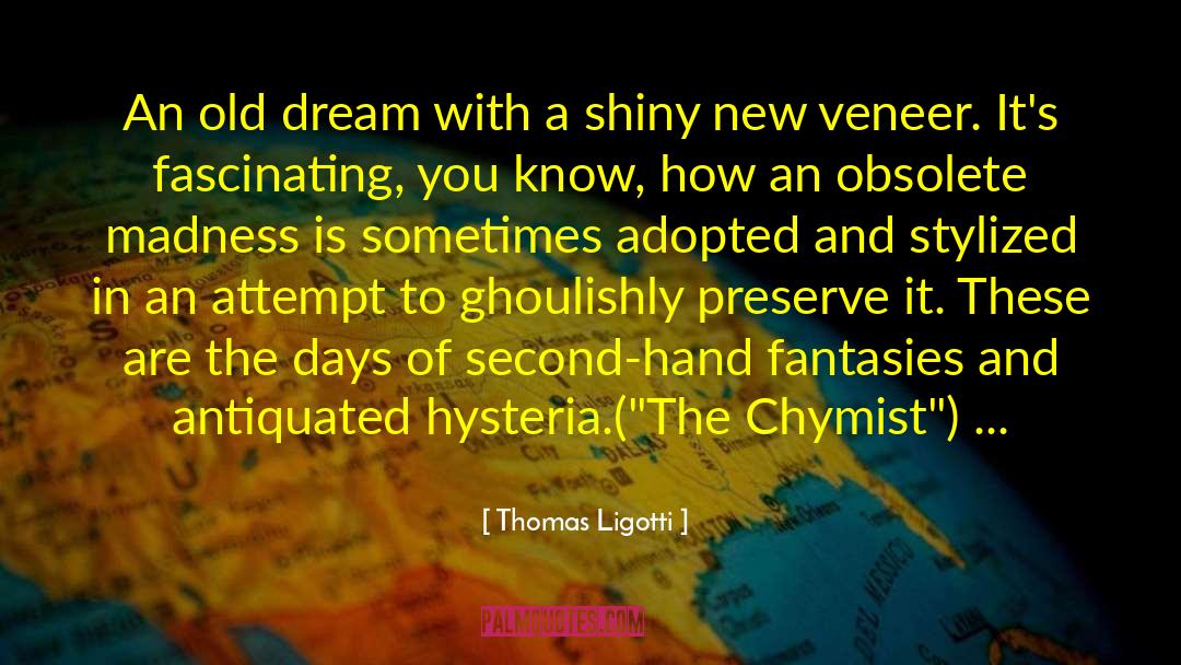 Stylized quotes by Thomas Ligotti