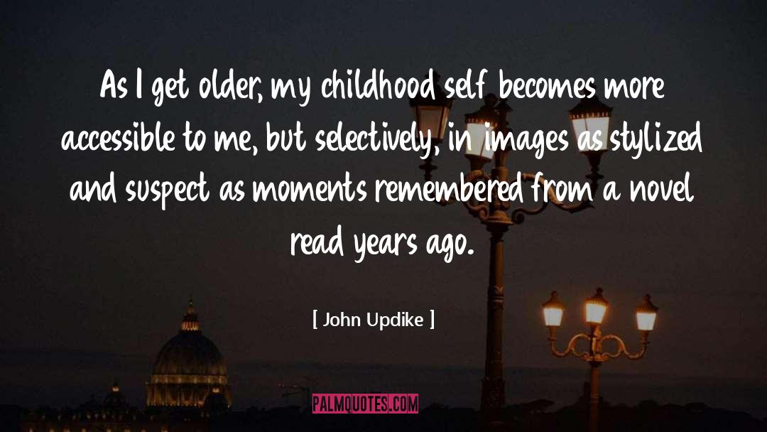 Stylized quotes by John Updike