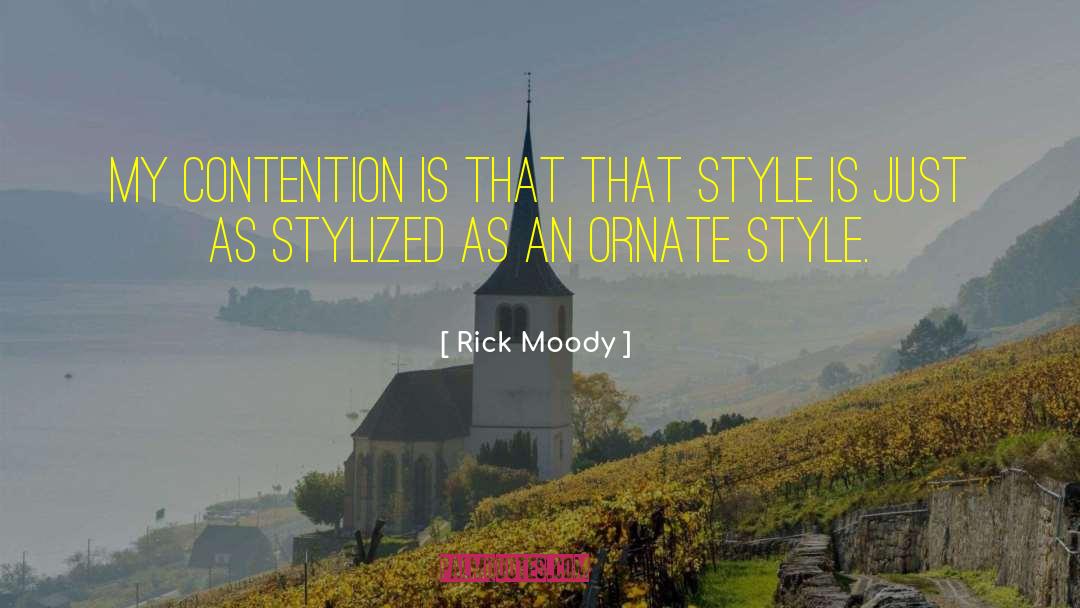 Stylized quotes by Rick Moody