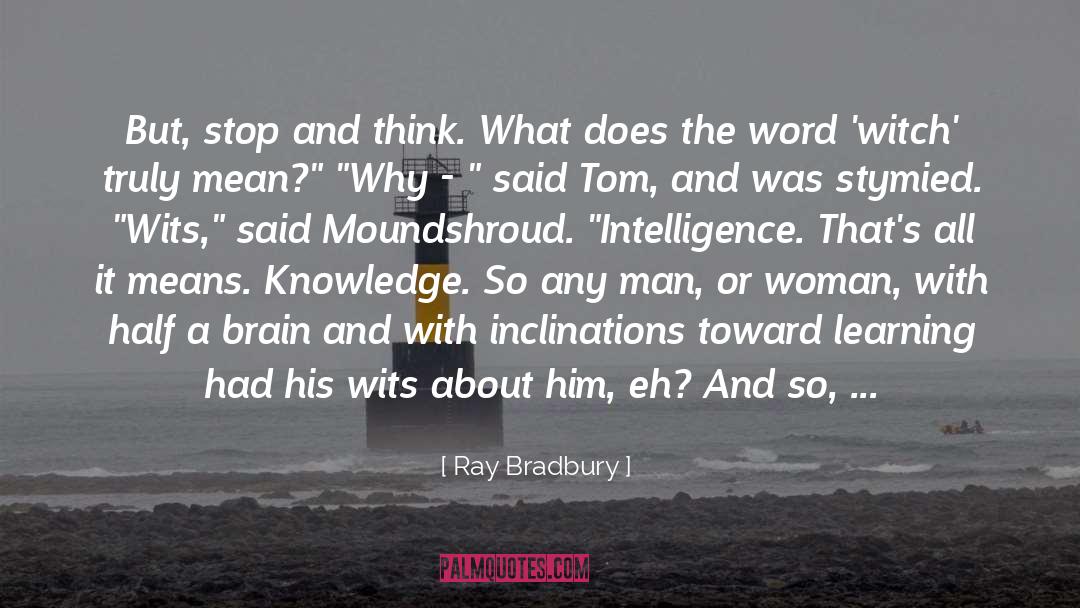 Stymied quotes by Ray Bradbury