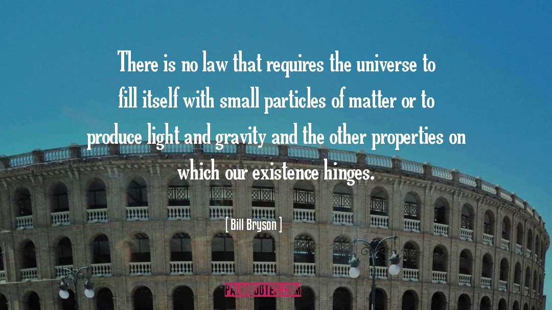 Sub Atomic Particles quotes by Bill Bryson