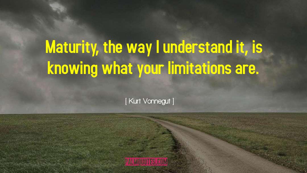 Subconsious Limitations quotes by Kurt Vonnegut