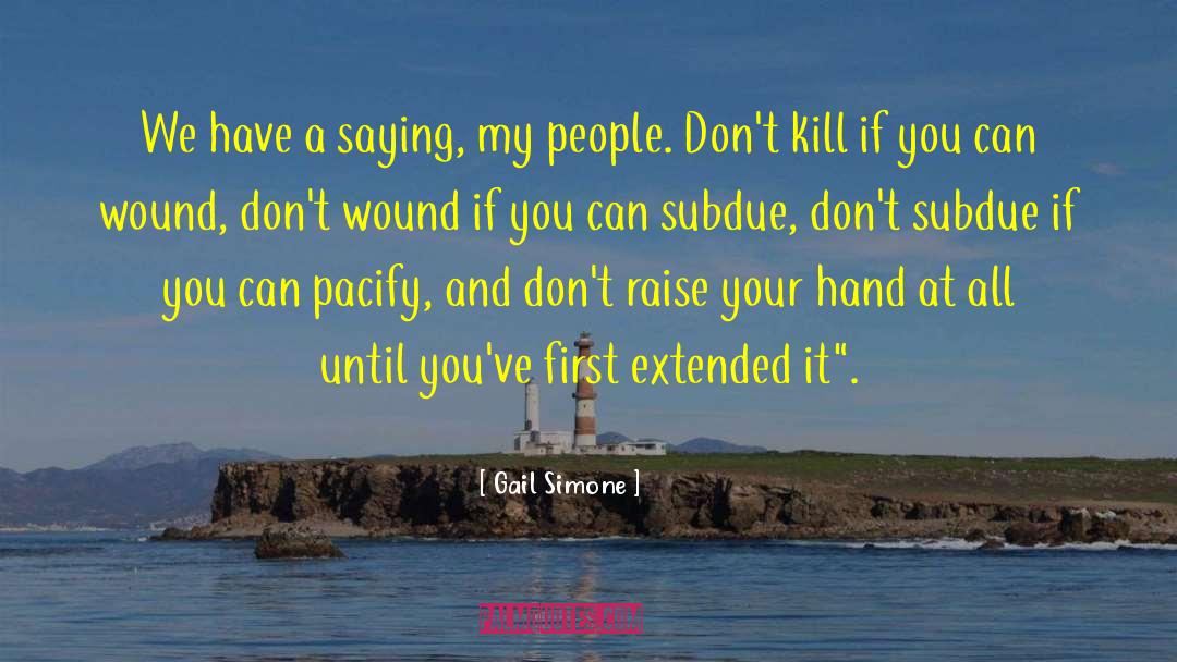 Subdue quotes by Gail Simone