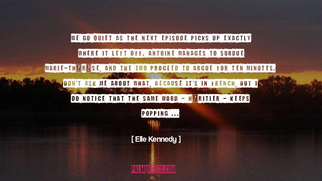 Subdue quotes by Elle Kennedy