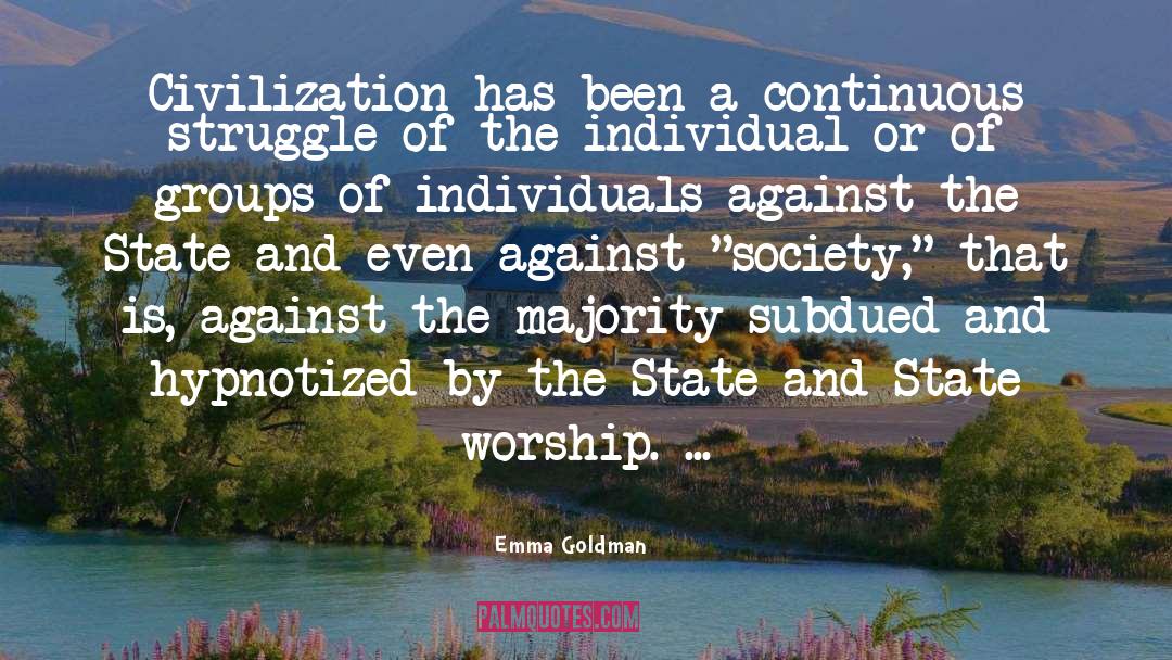 Subdued quotes by Emma Goldman