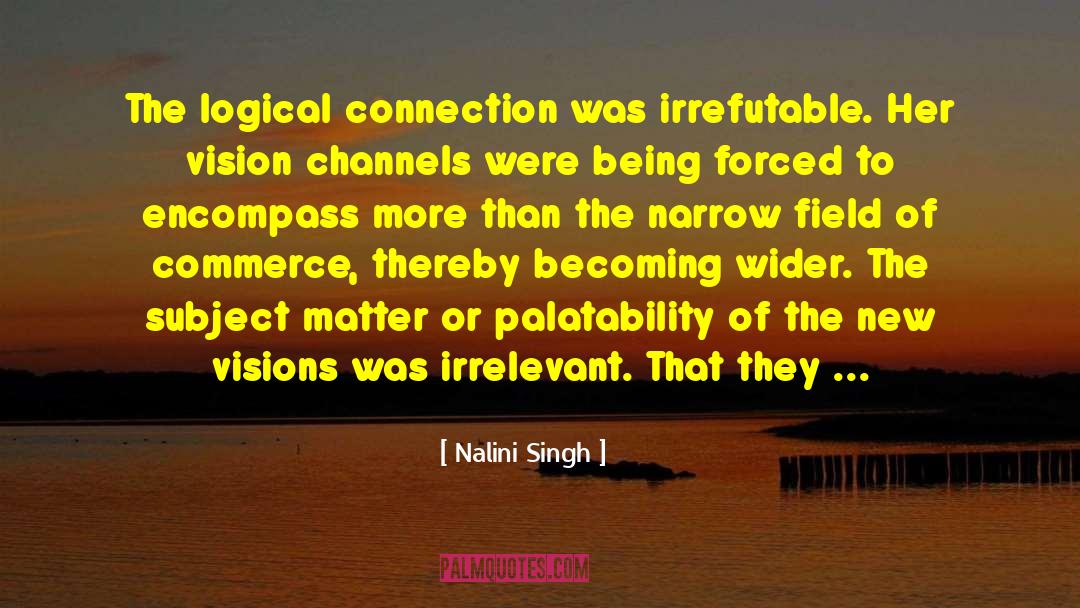 Subject Matter quotes by Nalini Singh
