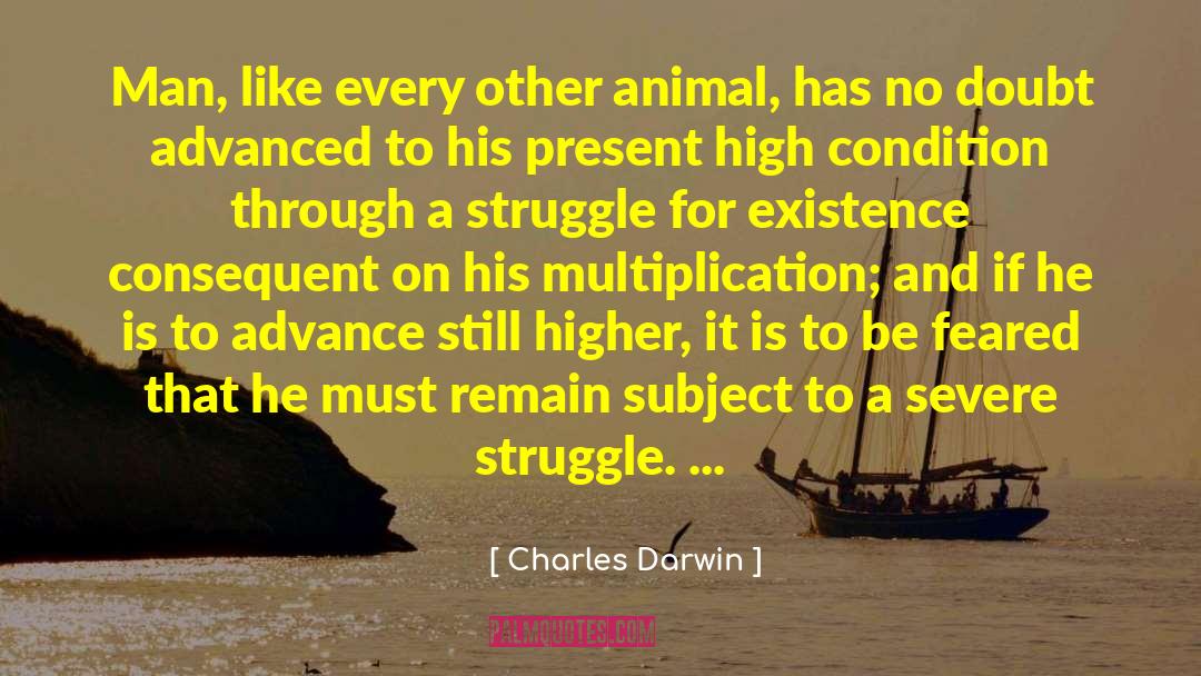 Subject Rhymes quotes by Charles Darwin