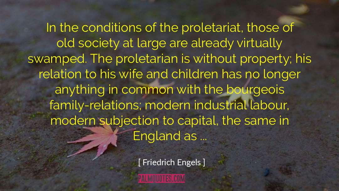 Subjection quotes by Friedrich Engels