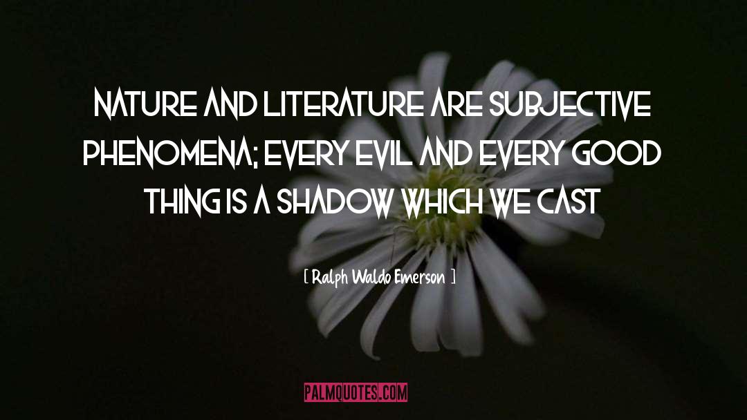 Subjective quotes by Ralph Waldo Emerson