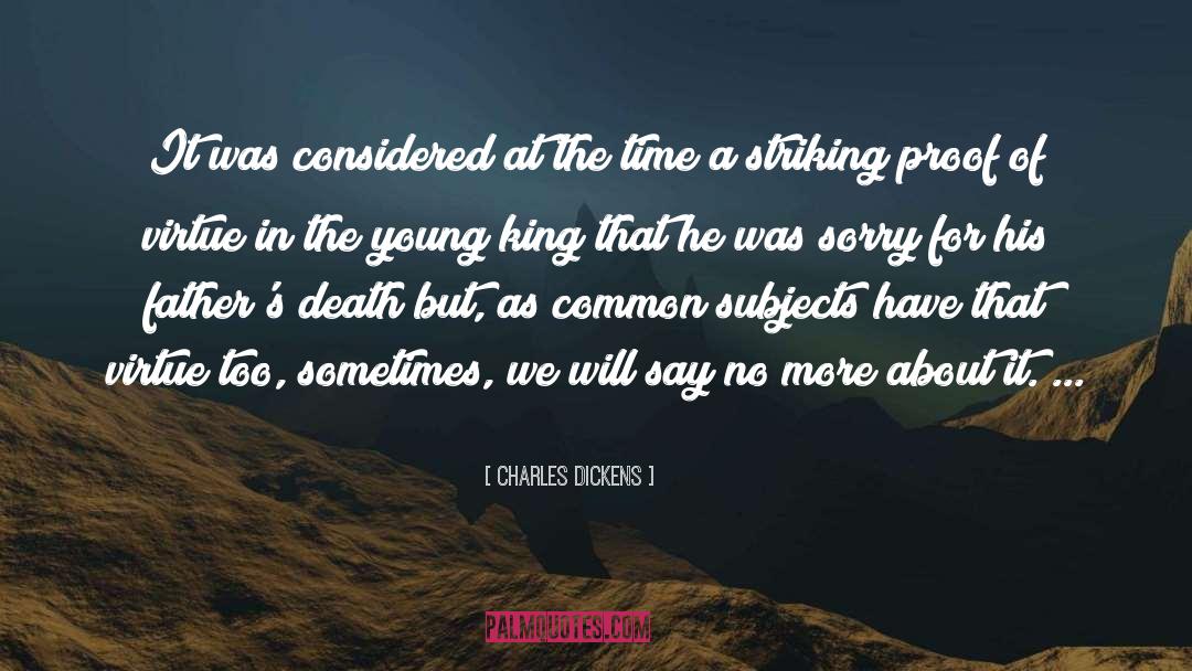 Subjects quotes by Charles Dickens