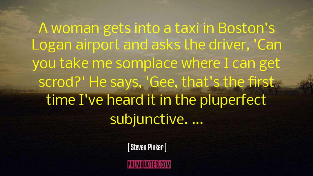 Subjunctive quotes by Steven Pinker