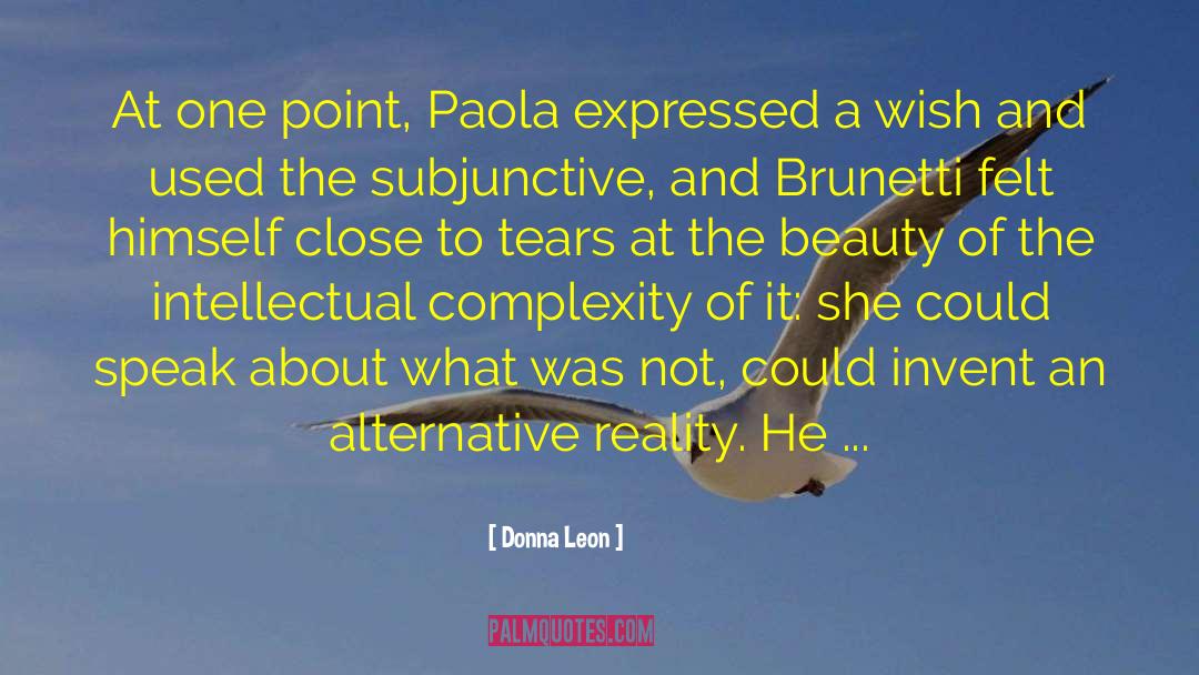 Subjunctive quotes by Donna Leon