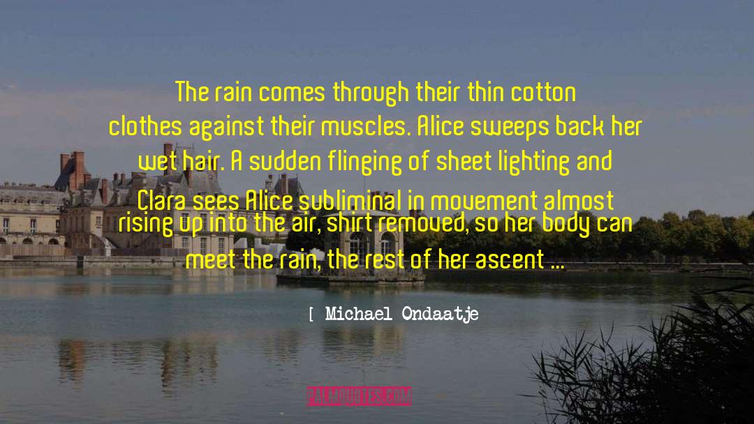 Subliminal quotes by Michael Ondaatje