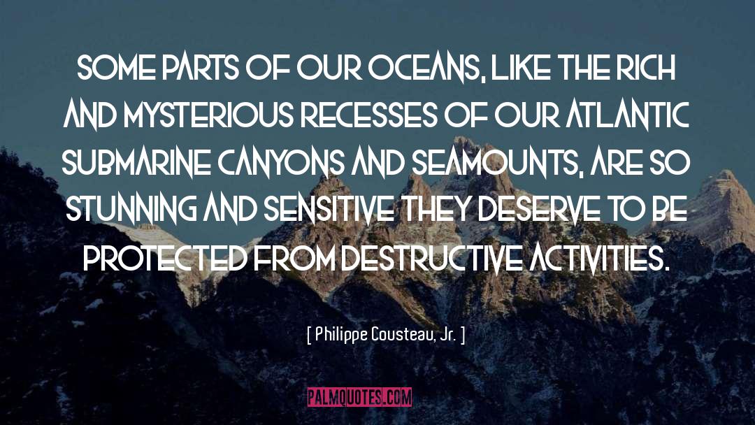 Submarine quotes by Philippe Cousteau, Jr.