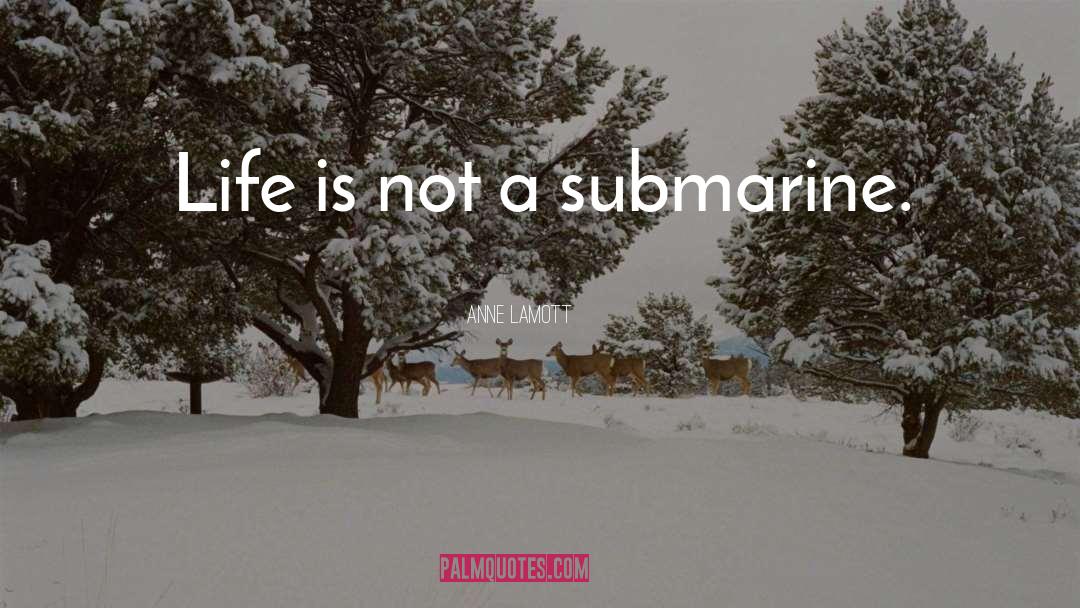 Submarine quotes by Anne Lamott