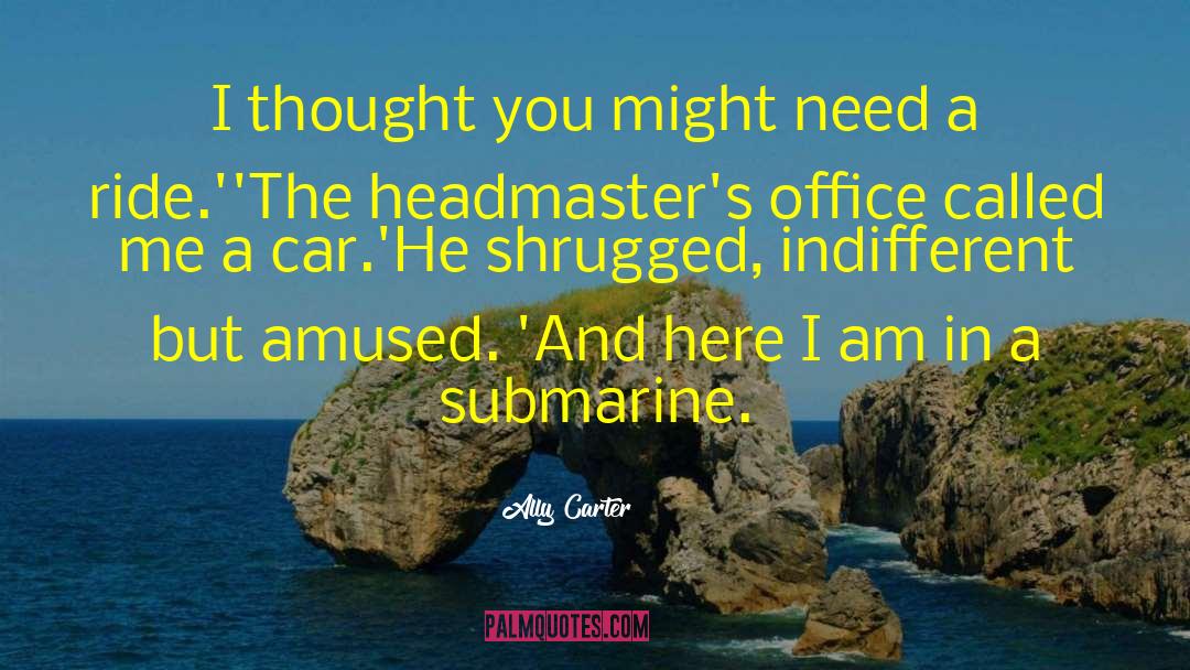 Submarine quotes by Ally Carter