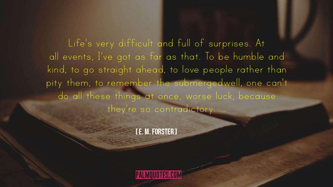 Submerged quotes by E. M. Forster