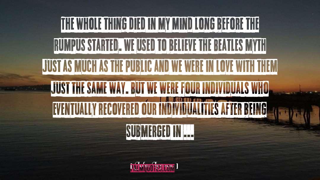 Submerged quotes by John Lennon