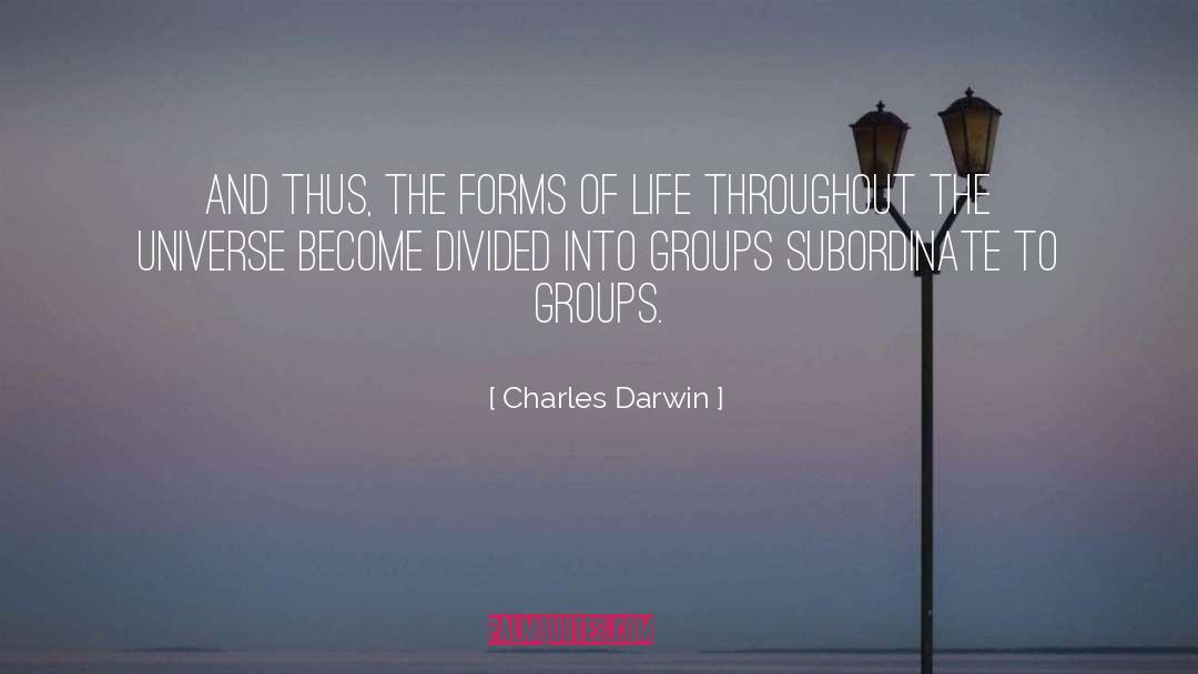 Subordinate quotes by Charles Darwin