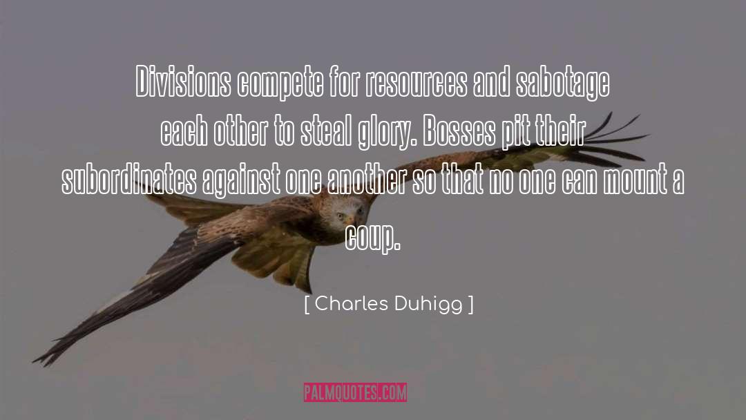 Subordinates quotes by Charles Duhigg