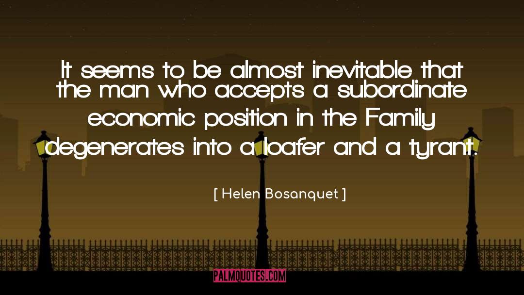 Subordinates quotes by Helen Bosanquet