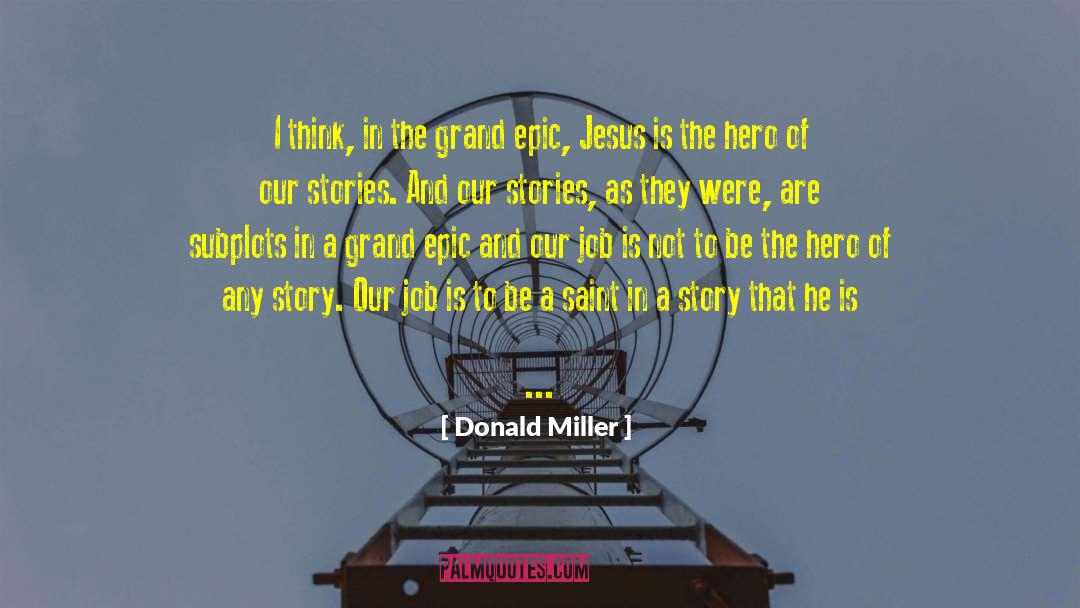 Subplots quotes by Donald Miller