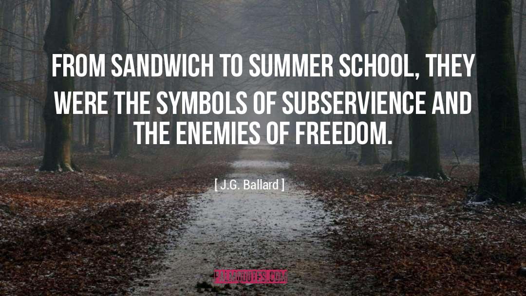 Subservience quotes by J.G. Ballard