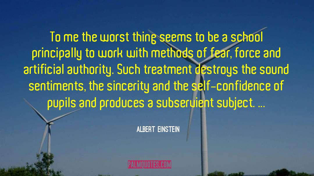 Subservient quotes by Albert Einstein