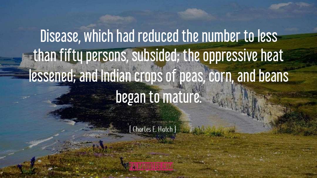 Subsided quotes by Charles E. Hatch
