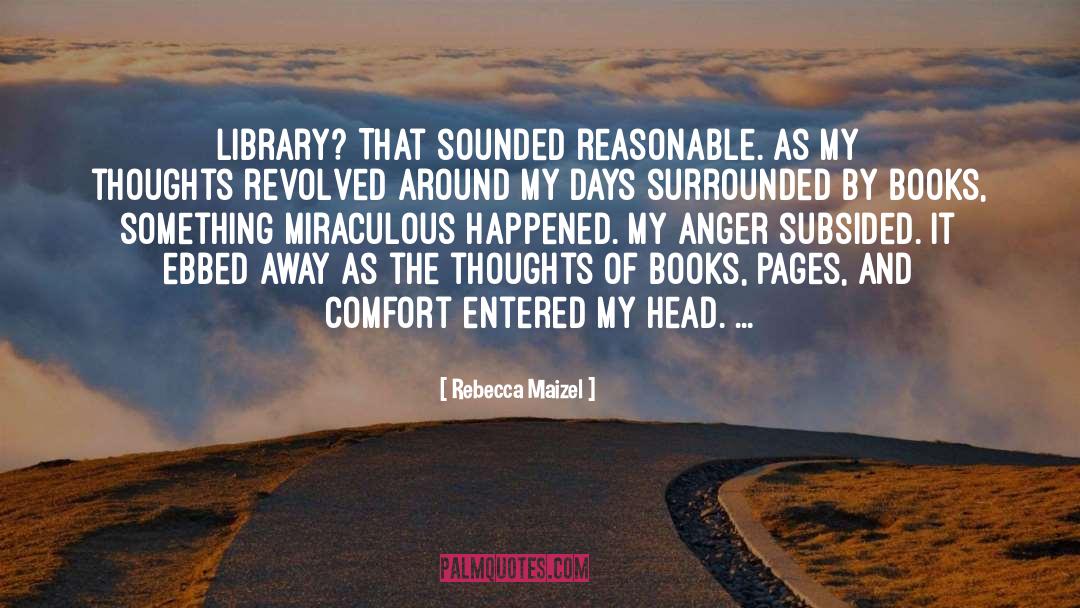 Subsided quotes by Rebecca Maizel