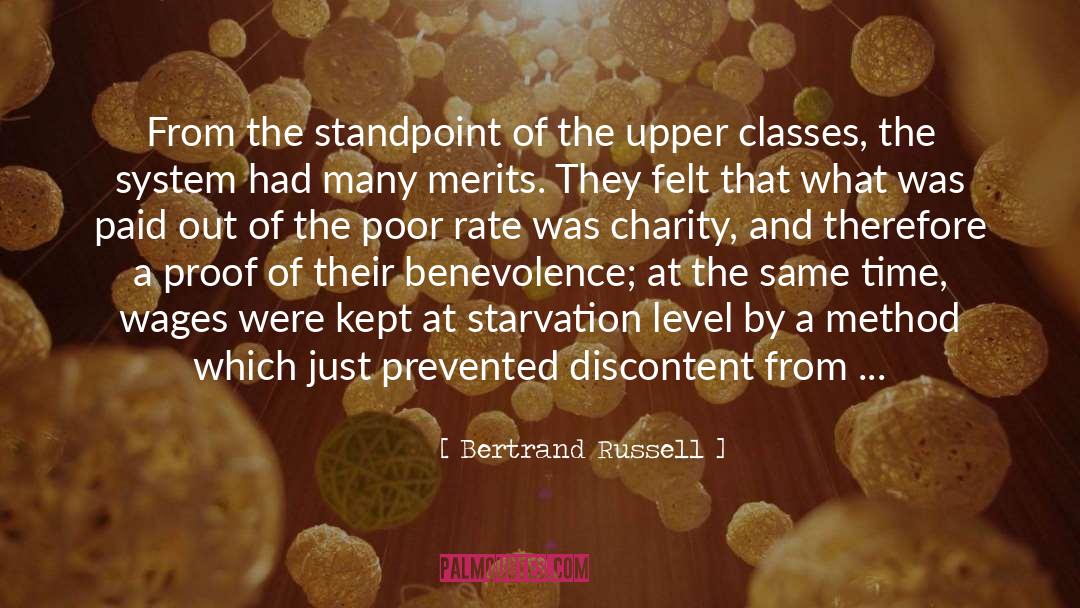 Subsistence Level Living quotes by Bertrand Russell