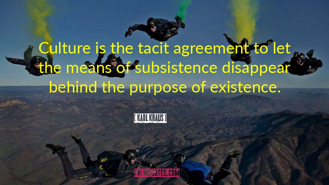 Subsistence quotes by Karl Kraus