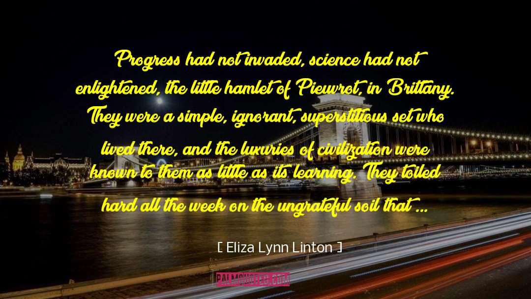 Subsistence quotes by Eliza Lynn Linton