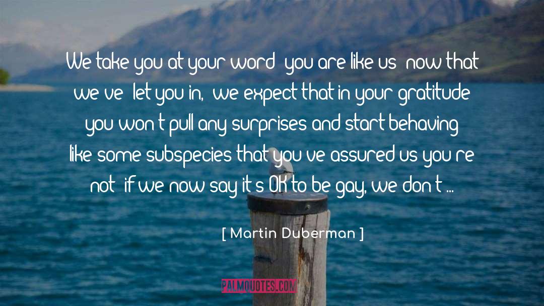 Subspecies 1991 quotes by Martin Duberman