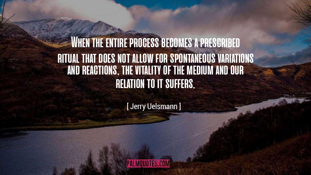 Substance Vs Relation quotes by Jerry Uelsmann