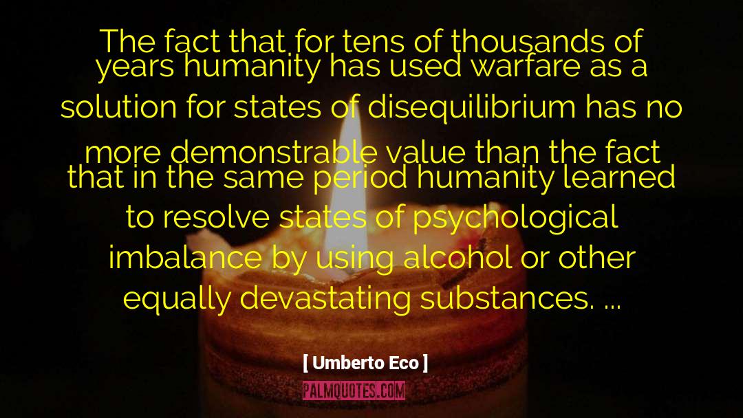 Substances quotes by Umberto Eco