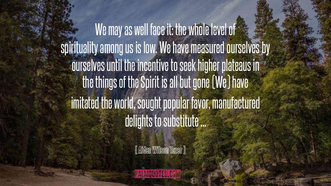 Substitutes quotes by Aiden Wilson Tozer