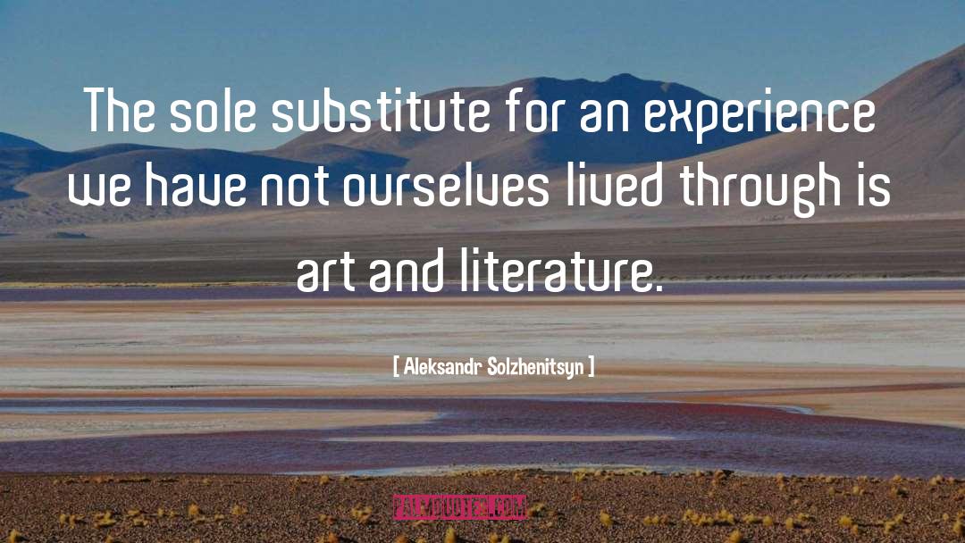Substitutes quotes by Aleksandr Solzhenitsyn