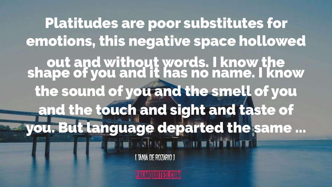 Substitutes quotes by Tania De Rozario