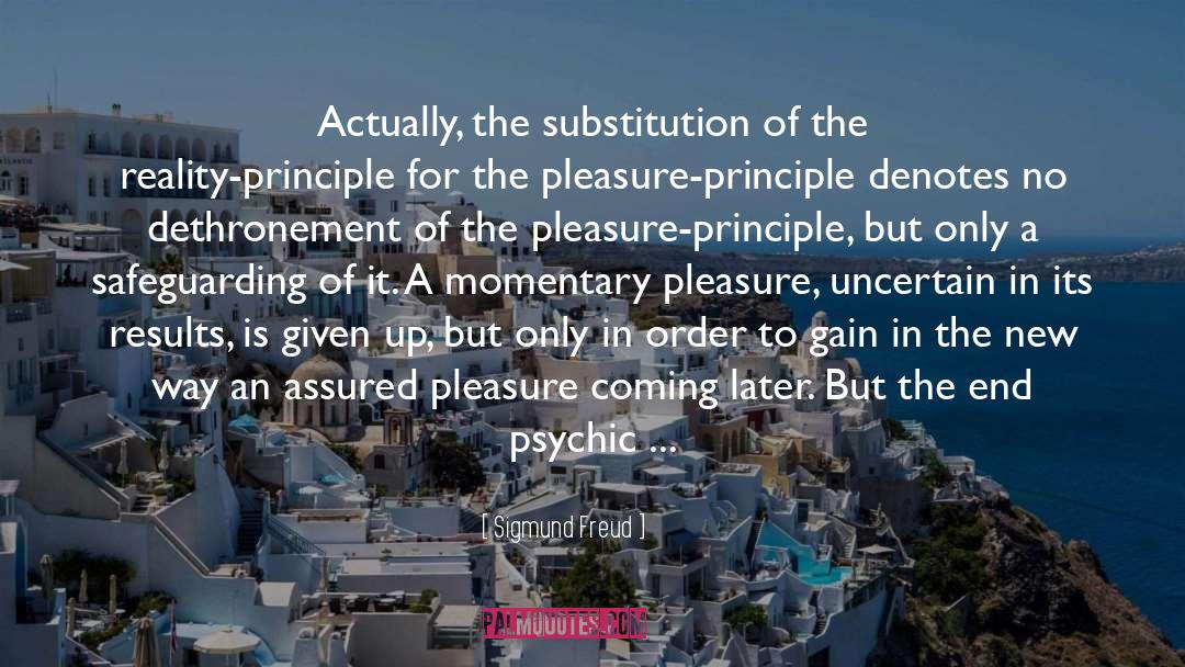 Substitution quotes by Sigmund Freud