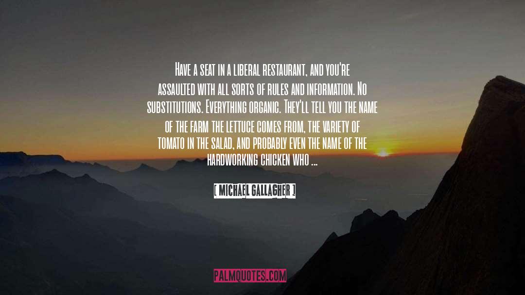 Substitutions quotes by Michael Gallagher