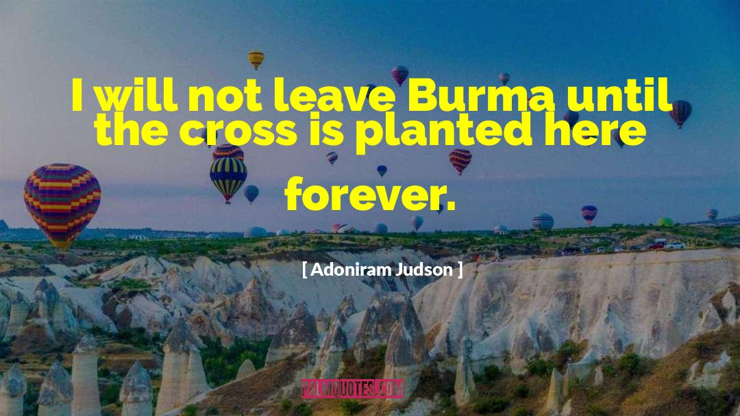 Substrate For Planted quotes by Adoniram Judson