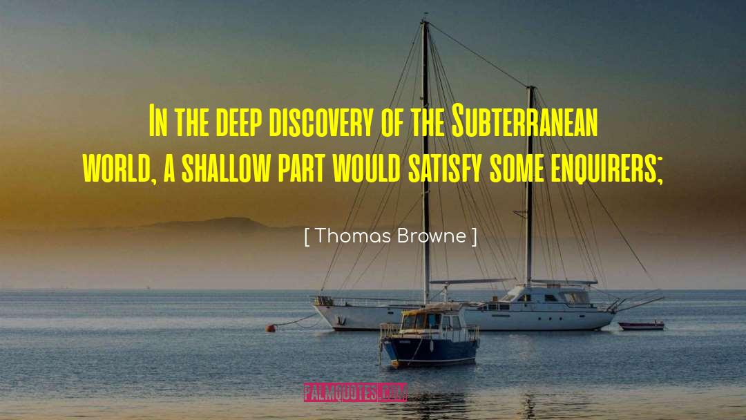 Subterranean quotes by Thomas Browne